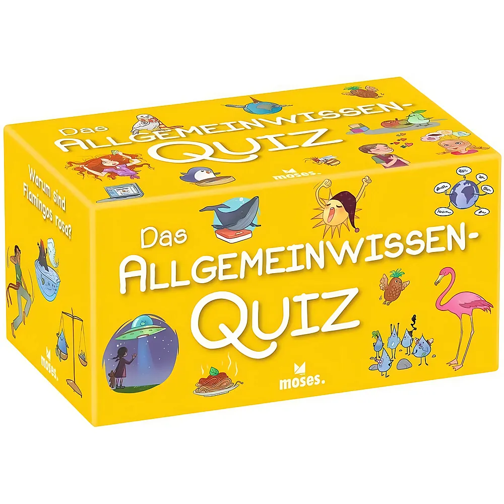 Moses Das Allgemeinwissen Quiz mit 100 Fragen | Wissenspiele