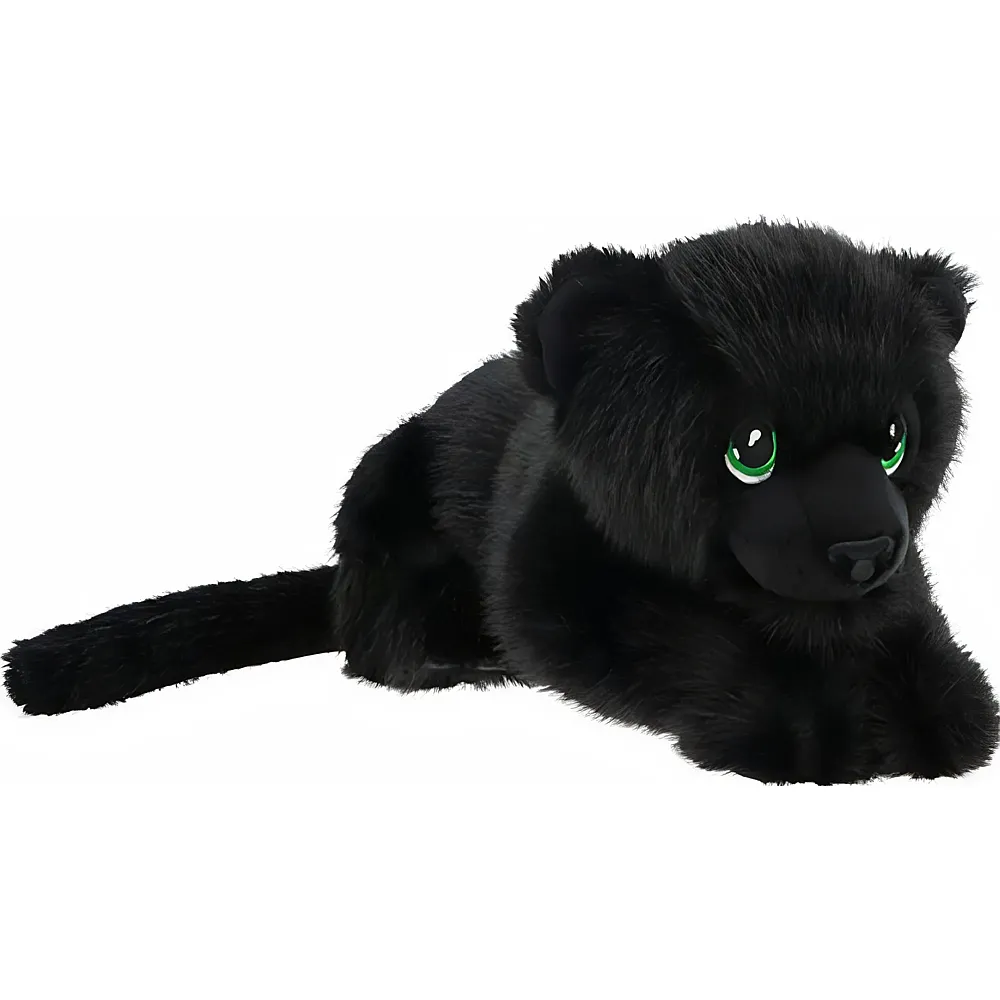 KeelToys Keeleco Schwarzer Panther - 25 cm | Raubkatzen Pl�sch