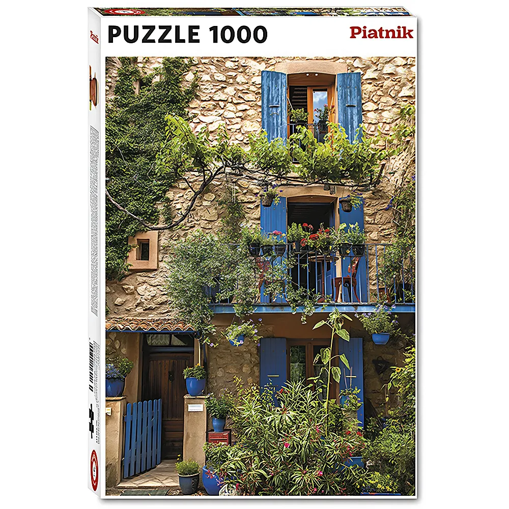 Piatnik Puzzle Blauer Balkon 1000Teile | Puzzle 1000 Teile