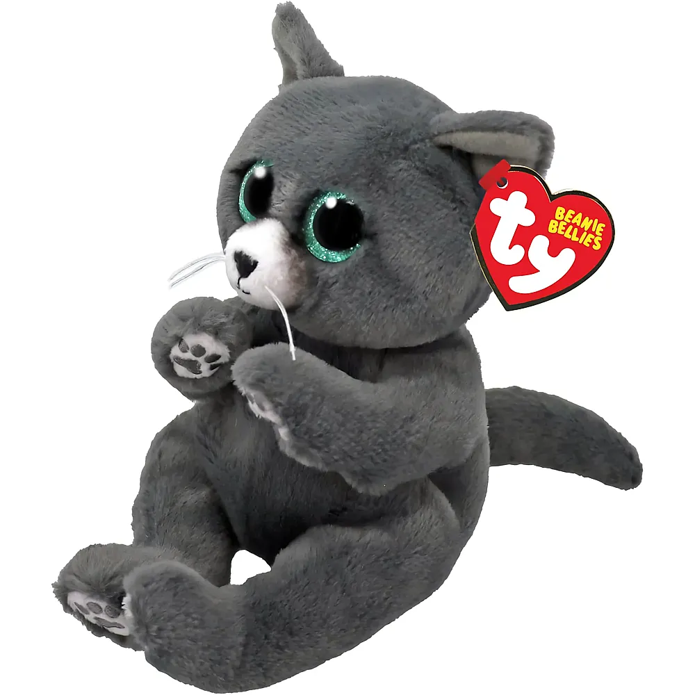 meinspielzeug - Ty Beanie Bellies Binx die Russische Blaue Katze 15cm | Katzen Pl�sch