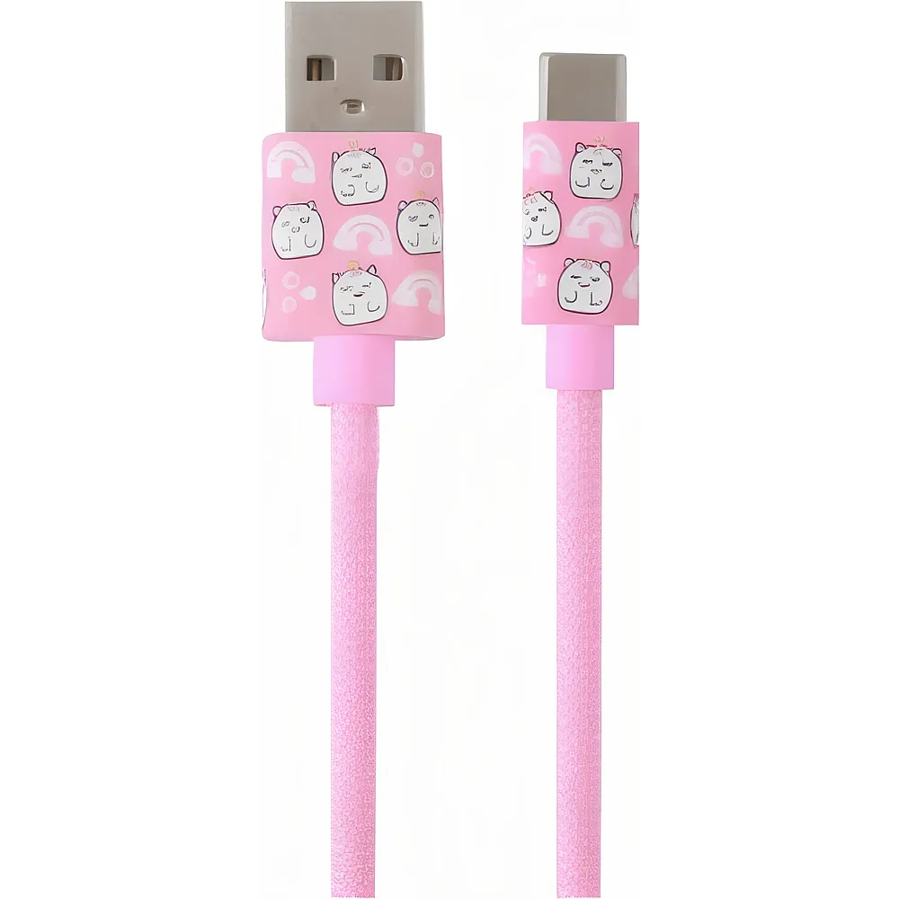 i-total Ladekabel Einhorn USB/USB C