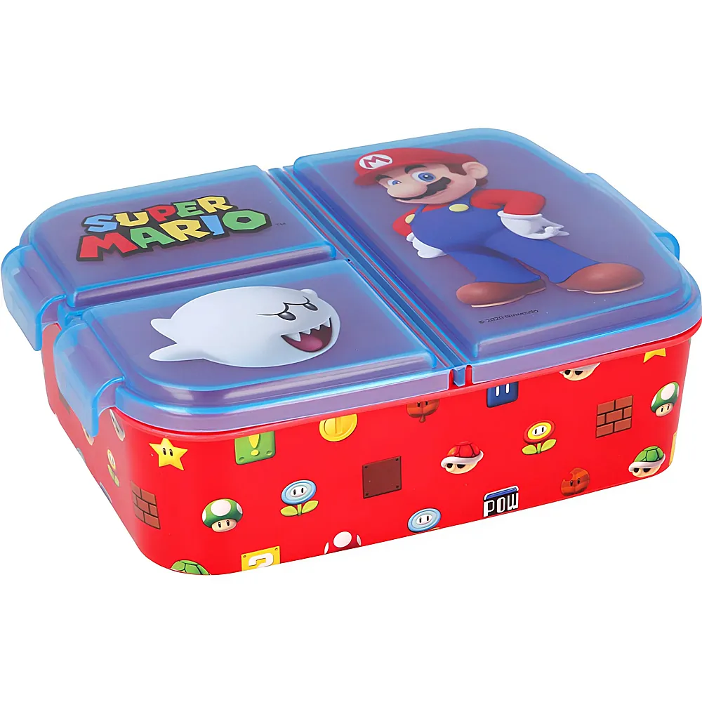Stor Super Mario Lunchbox mit Fchern