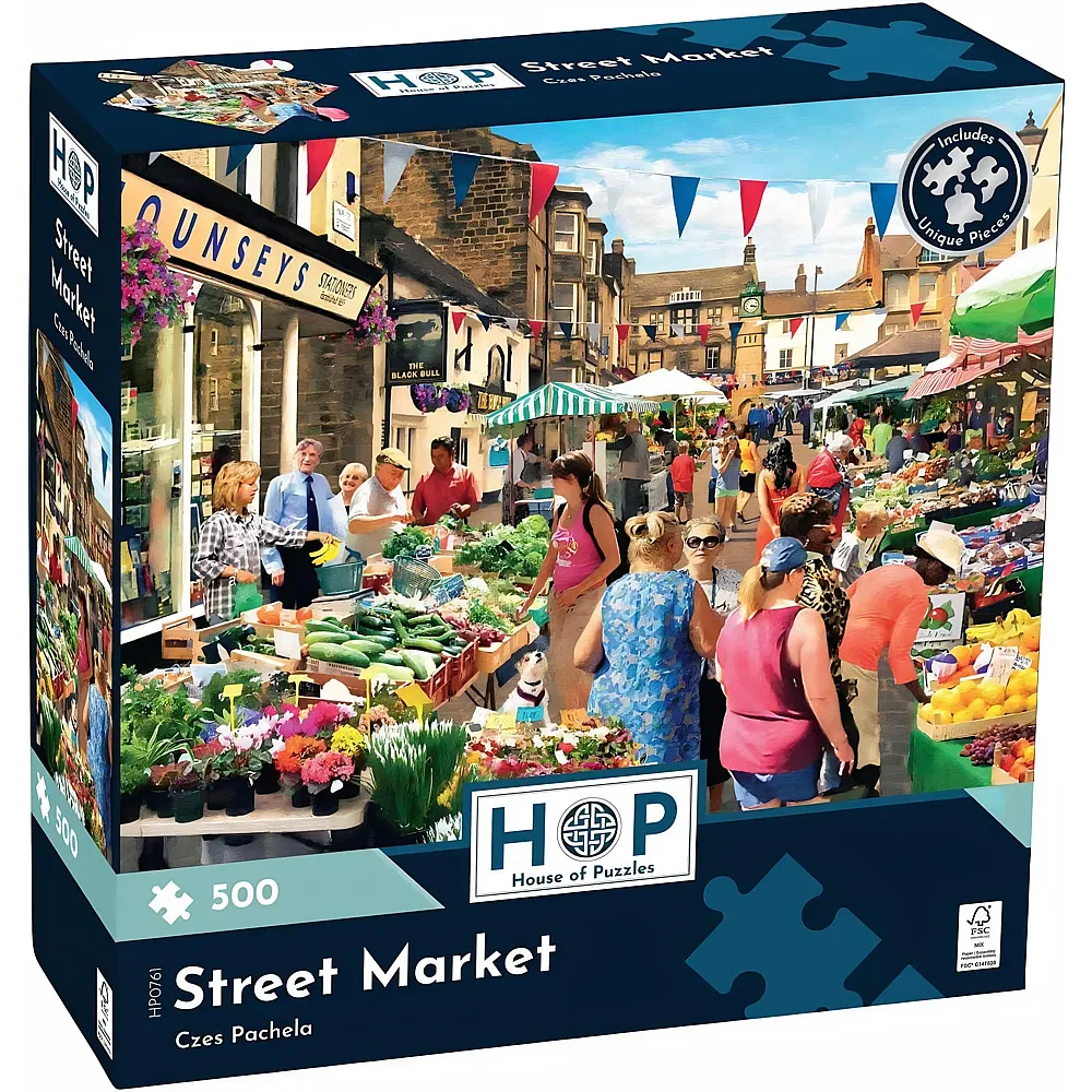 HOP - House of Puzzles Street Market 500Teile