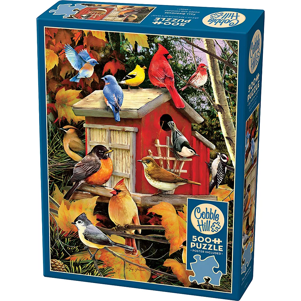 Cobble Hill Puzzle Fall Birdhouse 500Teile