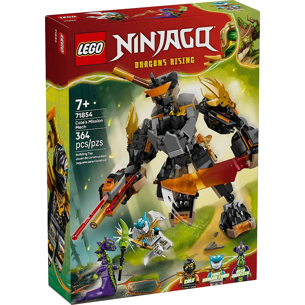 LEGO Ninjago Coles Action-Mech und Drachen-Zane 71854
