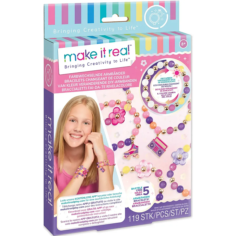 Make It Real Farbwechselnde Armb�nder - 119 Teile
