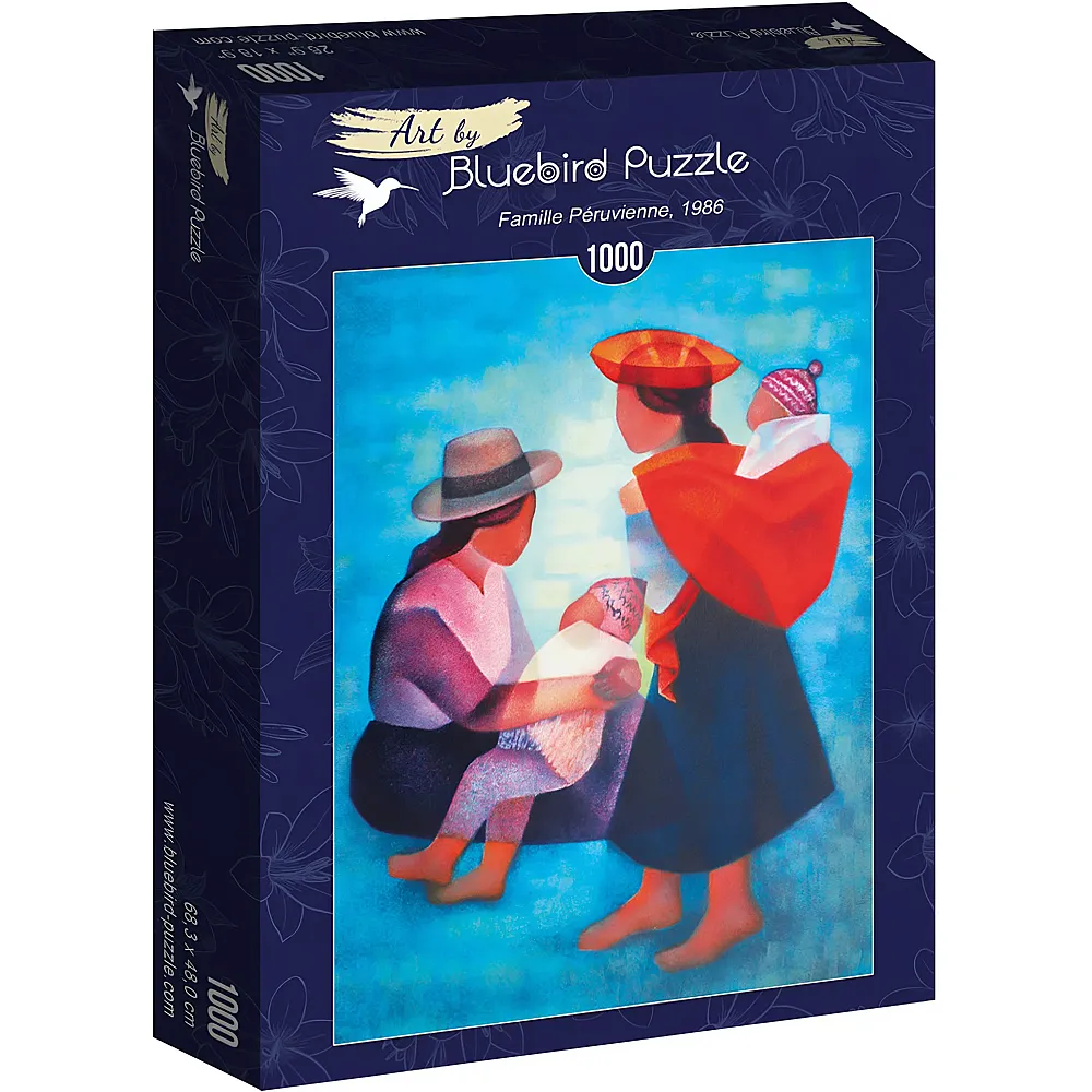 Bluebird Puzzle Louis Toffoli Famille P�ruvienne, 1986 - 1000 Teile