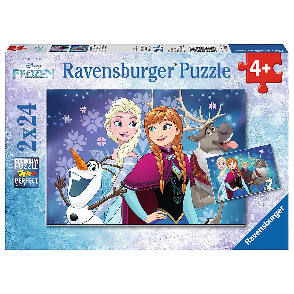 Ravensburger Puzzle Disney Frozen Nordlichter 2x24