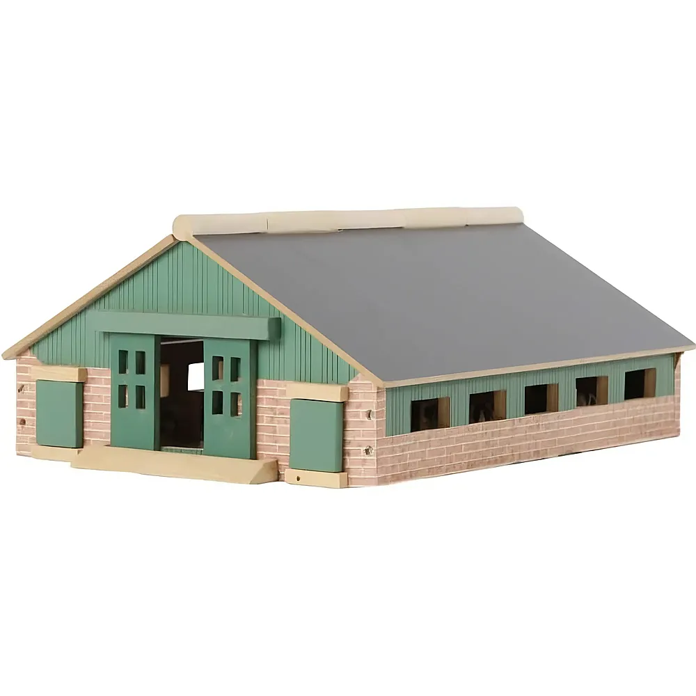 Kids Globe Farming Laufstall Holz 1:87