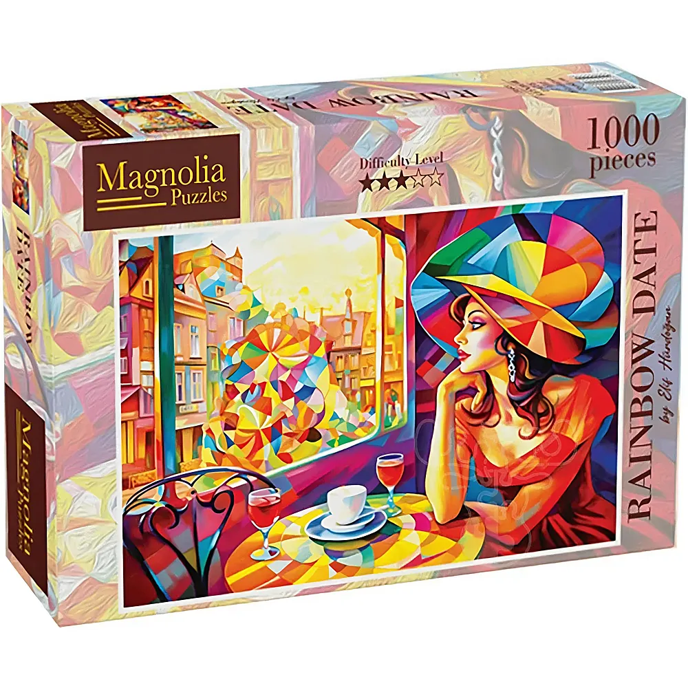 Magnolia Puzzle Elif Hrdogan Rainbow Date 1000Teile