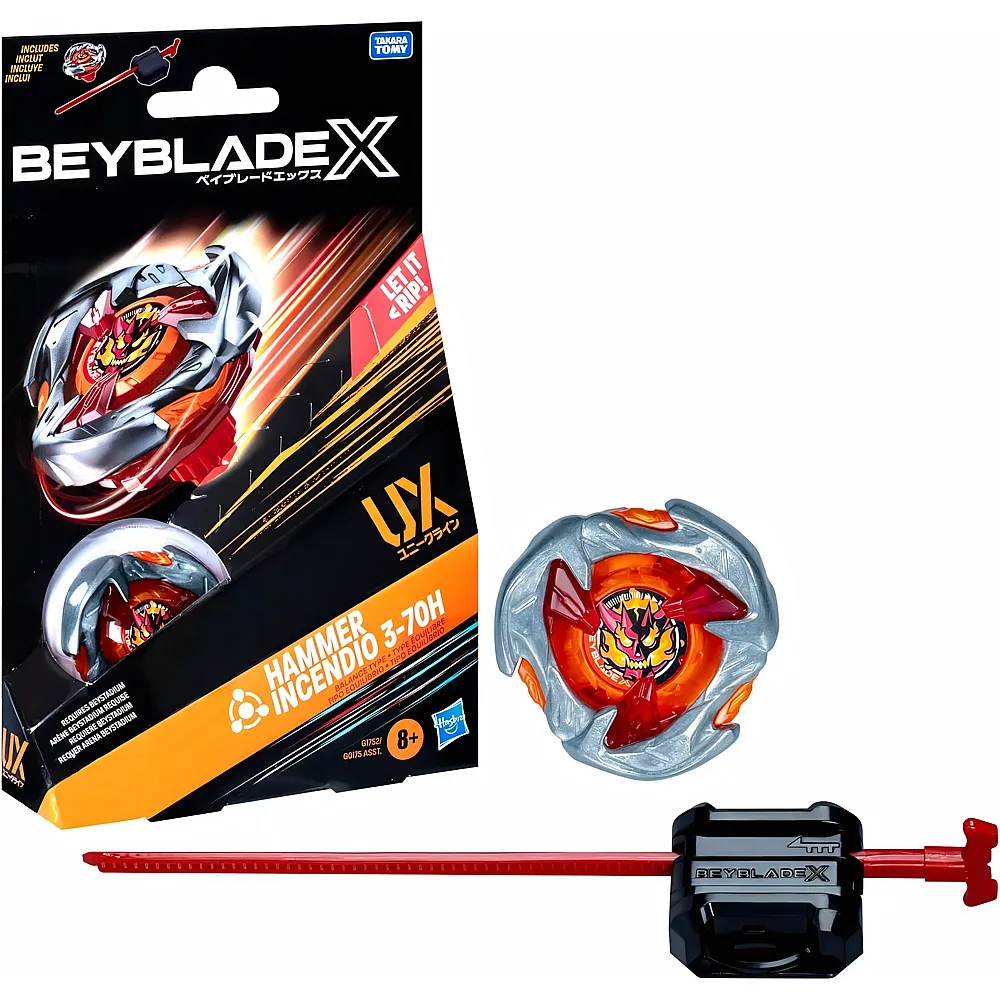 Beyblade X Starter Pack Hammer Incendio 3-70H