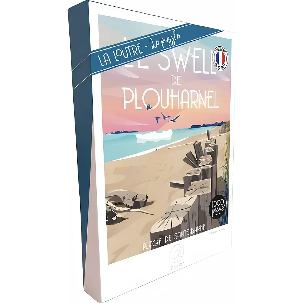 La Loutre Puzzle Le Swell de Plouharnel, Plage de Sainte-Barbe - 1000 Teile