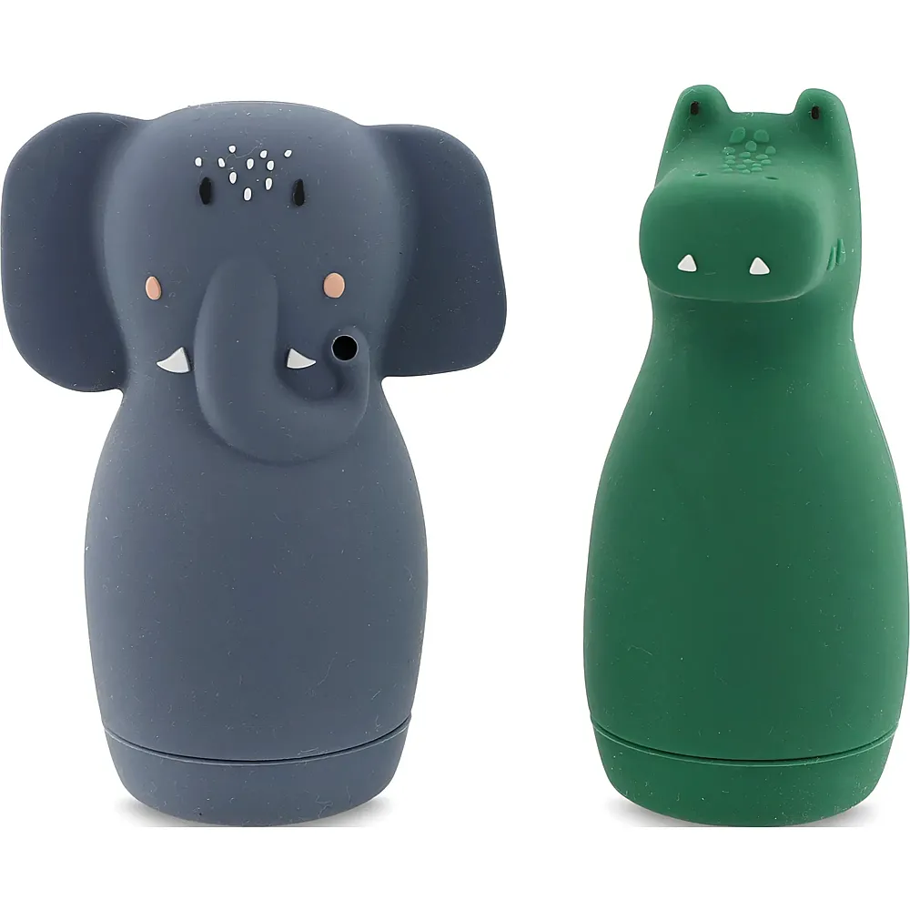 Trixie Mrs. Elefant Mr. Krokodil Spritztiere Elefant & Krokodil