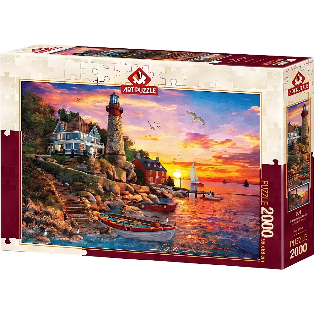 Art Puzzle The Gorgeous Sunset - 2000 Teile