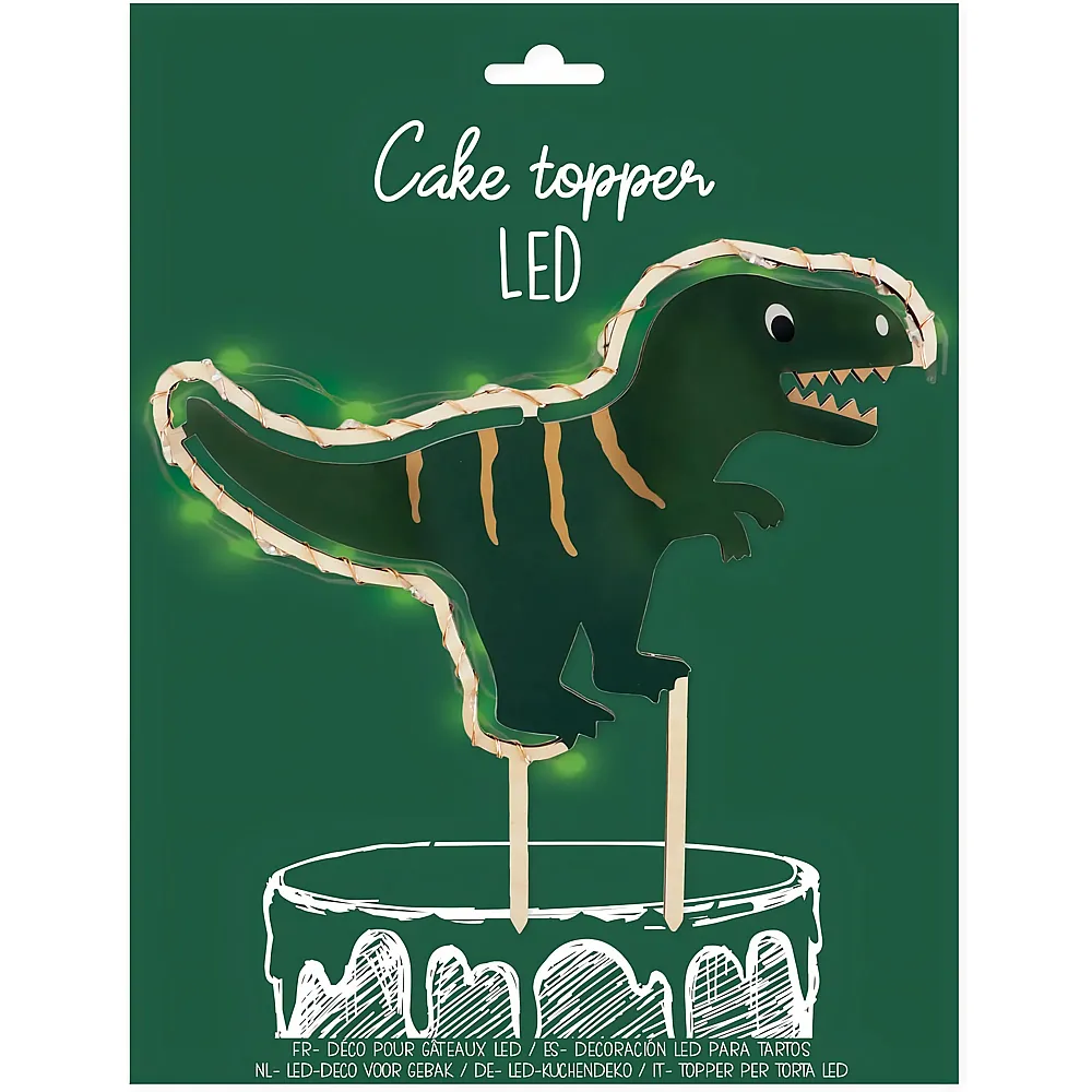 ScrapCooking LED Cake Topper Dino