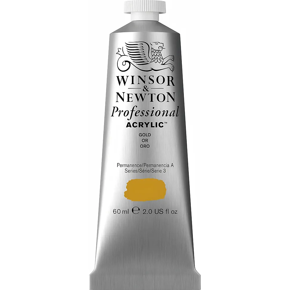 meinspielzeug - Winsor & Newton W&n Prof. Acrylfarbe 60ml Tube Gold
