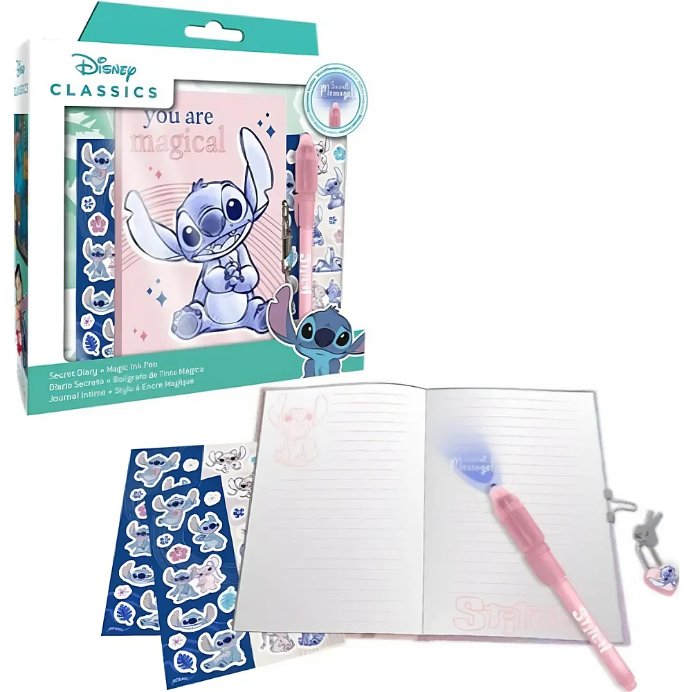 meinspielzeug - Kids Licensing Lilo & Stitch Stitch Tagebuchset