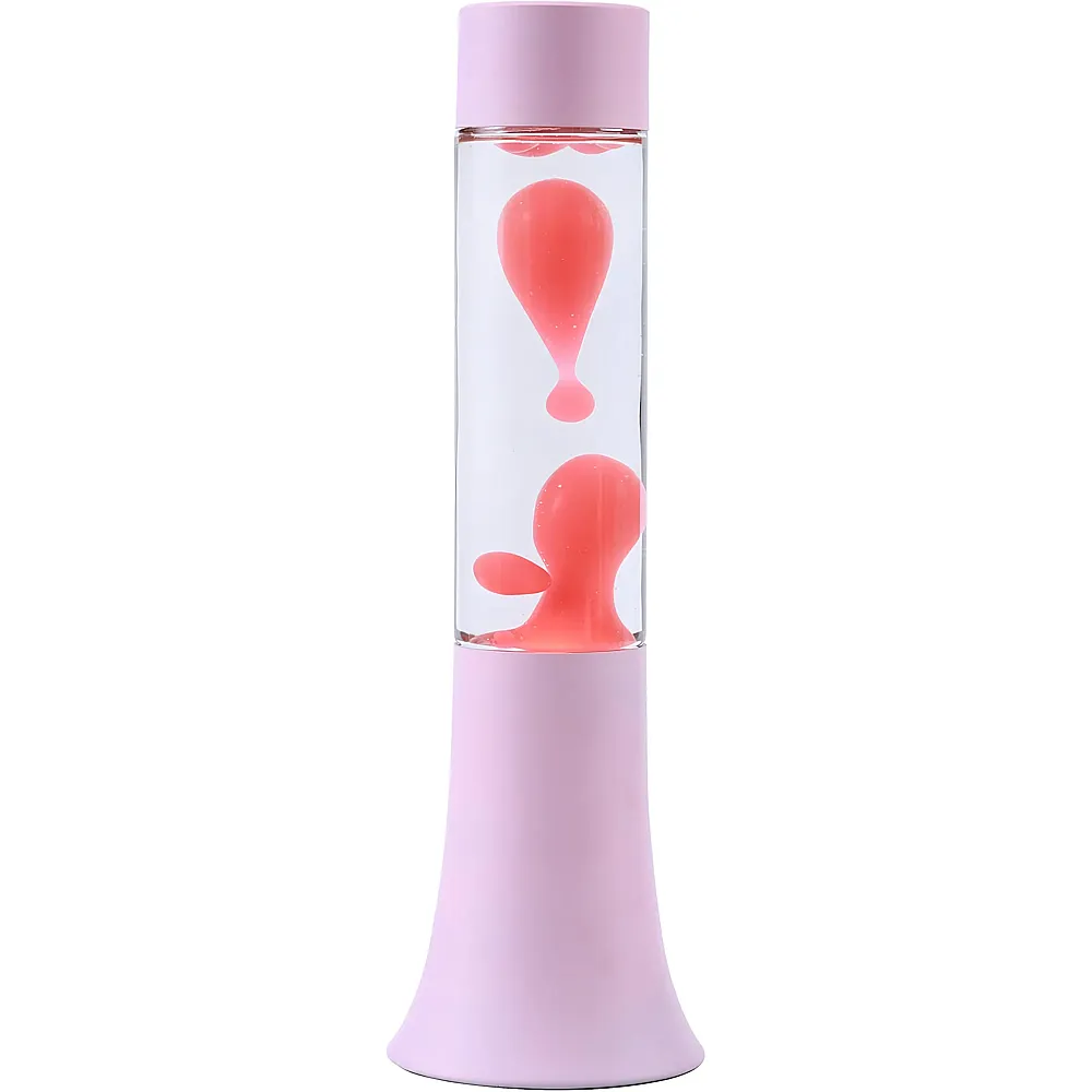 i-total Fl�ssige Lavalampe Rosa Pastell Flared - 40 cm