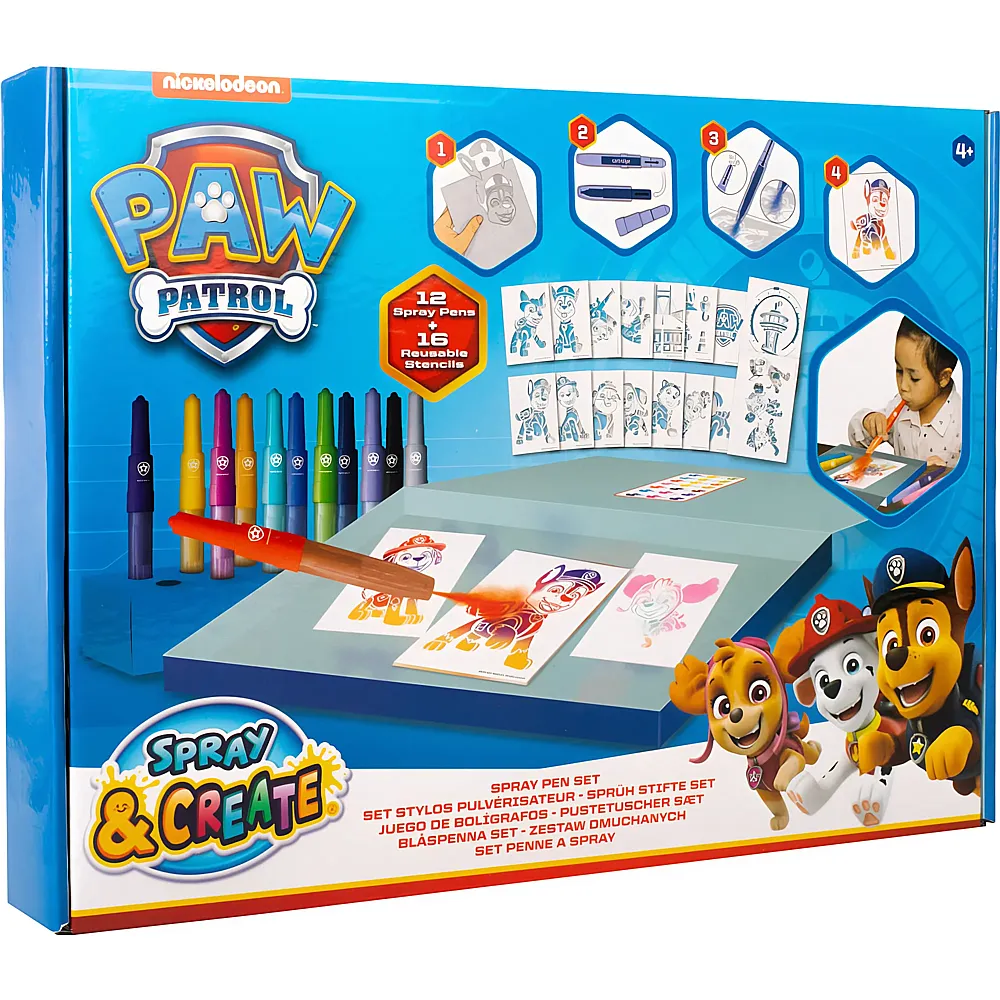 Canenco Paw Patrol Spr�hstift-Set Deluxe 28Teile