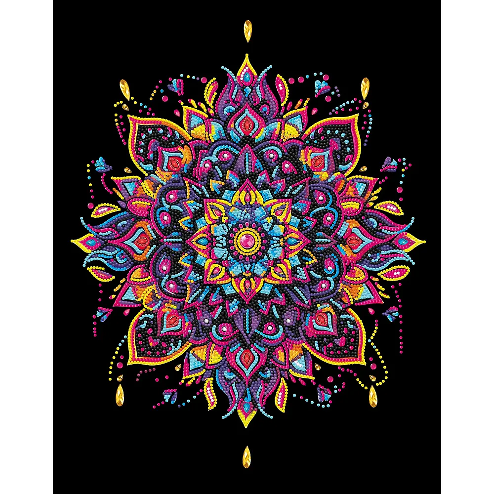 Diamond Dotz Neon Mandala