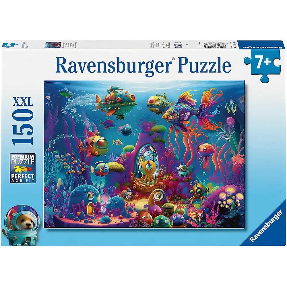 Ravensburger Puzzle Aliens unter Wasser - 150 Teile