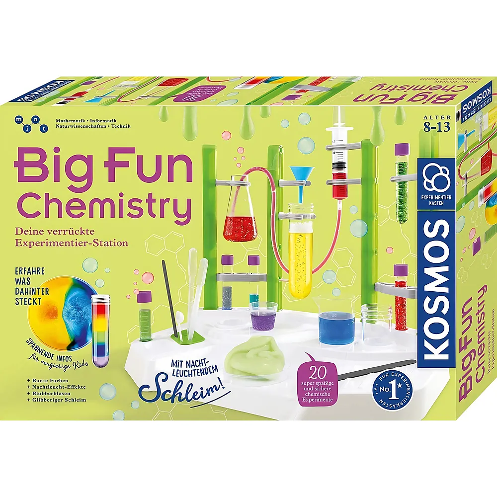 Kosmos Experimentierkasten Big Fun Chemistry - Die verr�ckte Chemie-Station