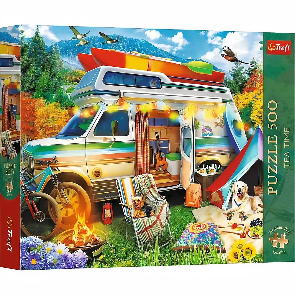 Trefl Puzzle Tea Time - Wohnwagen - 500 Teile