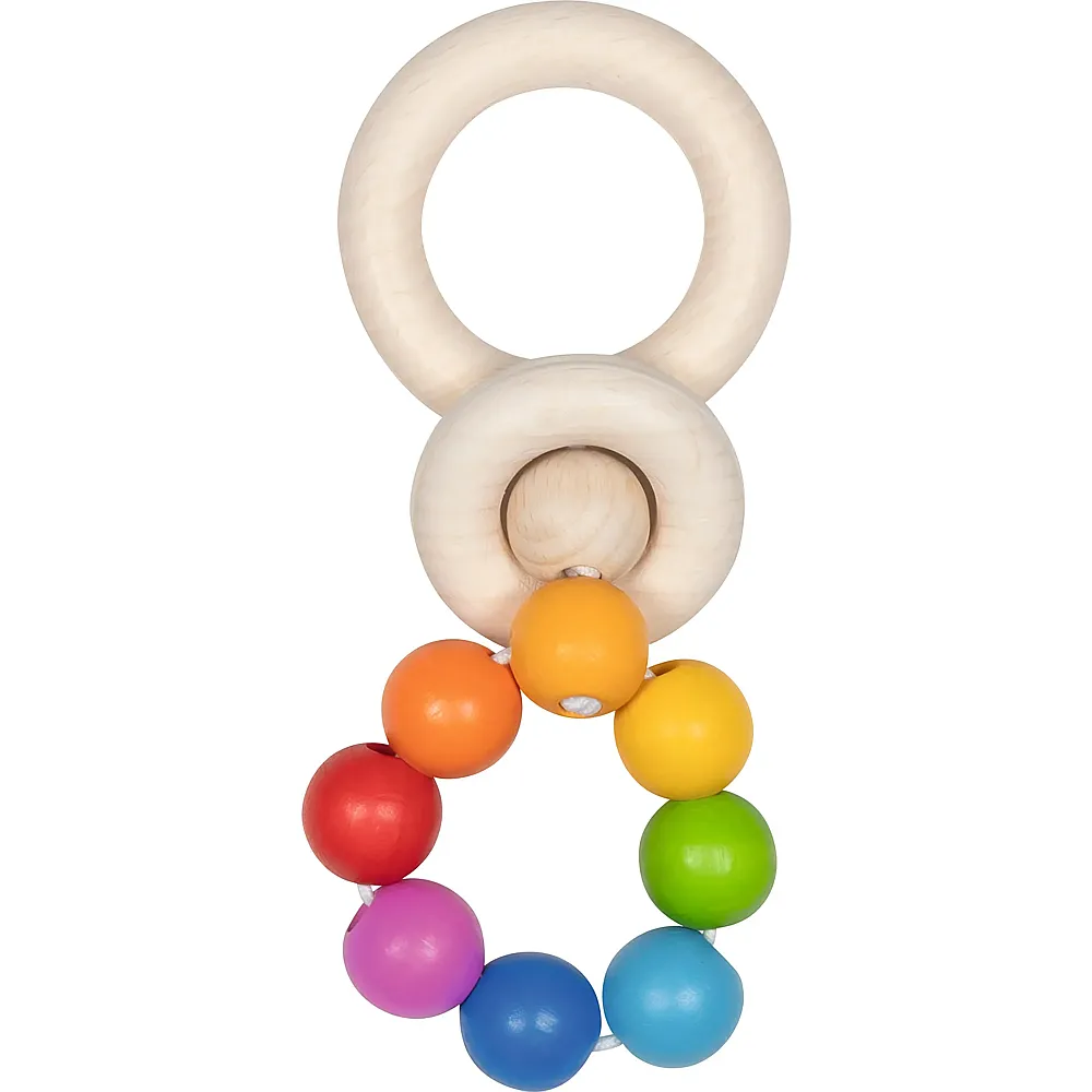 Goki Baby Greifling Elastik Regenbogen - 12 cm - Greiflinge