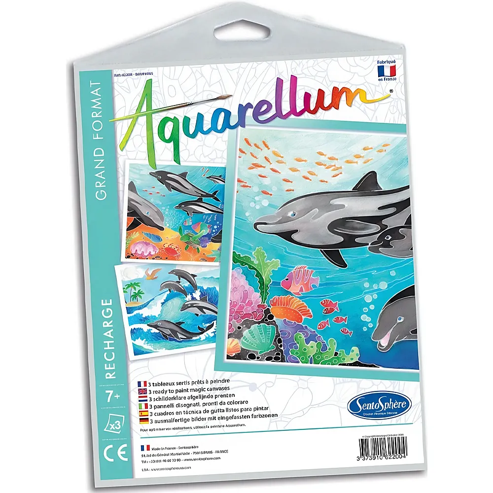 Sentosphere Aquarellum Delfine Nachf�llpackung | Malsets