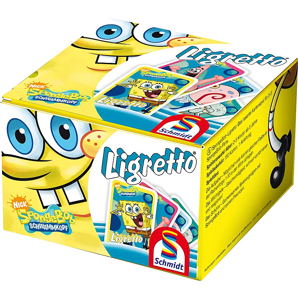 Schmidt Spiele Ligretto SpongeBob | Kartenspiele