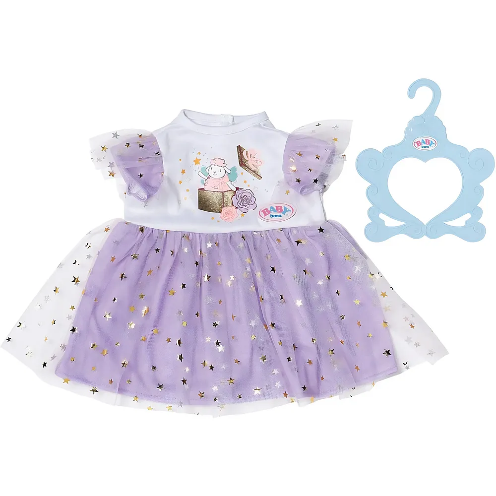 Zapf Creation Baby Born Lila Tutu Kleid - 43 cm | Puppenkleider