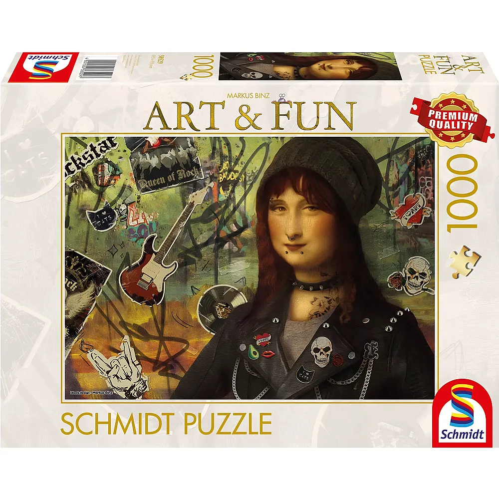 Schmidt Puzzle Art & Fun Mona Lisa 1000 Teile