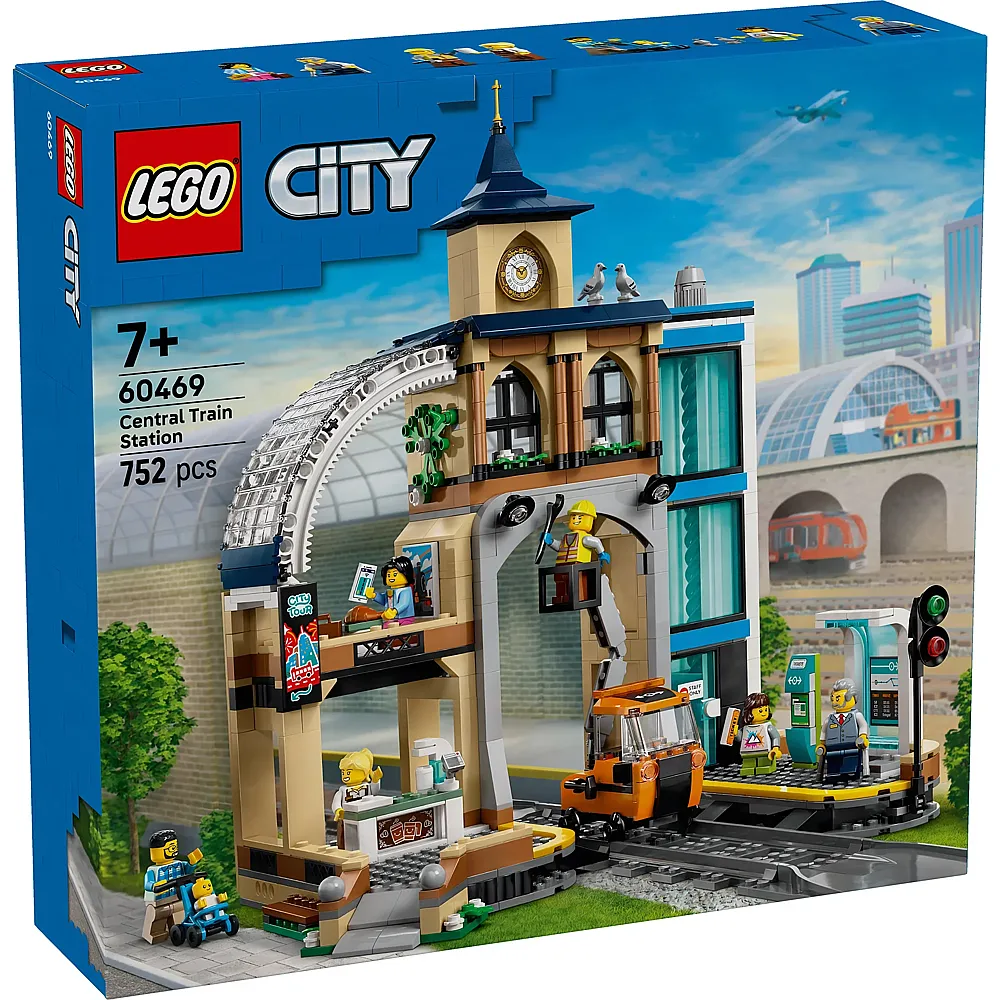 LEGO City Hauptbahnhof 752Teile