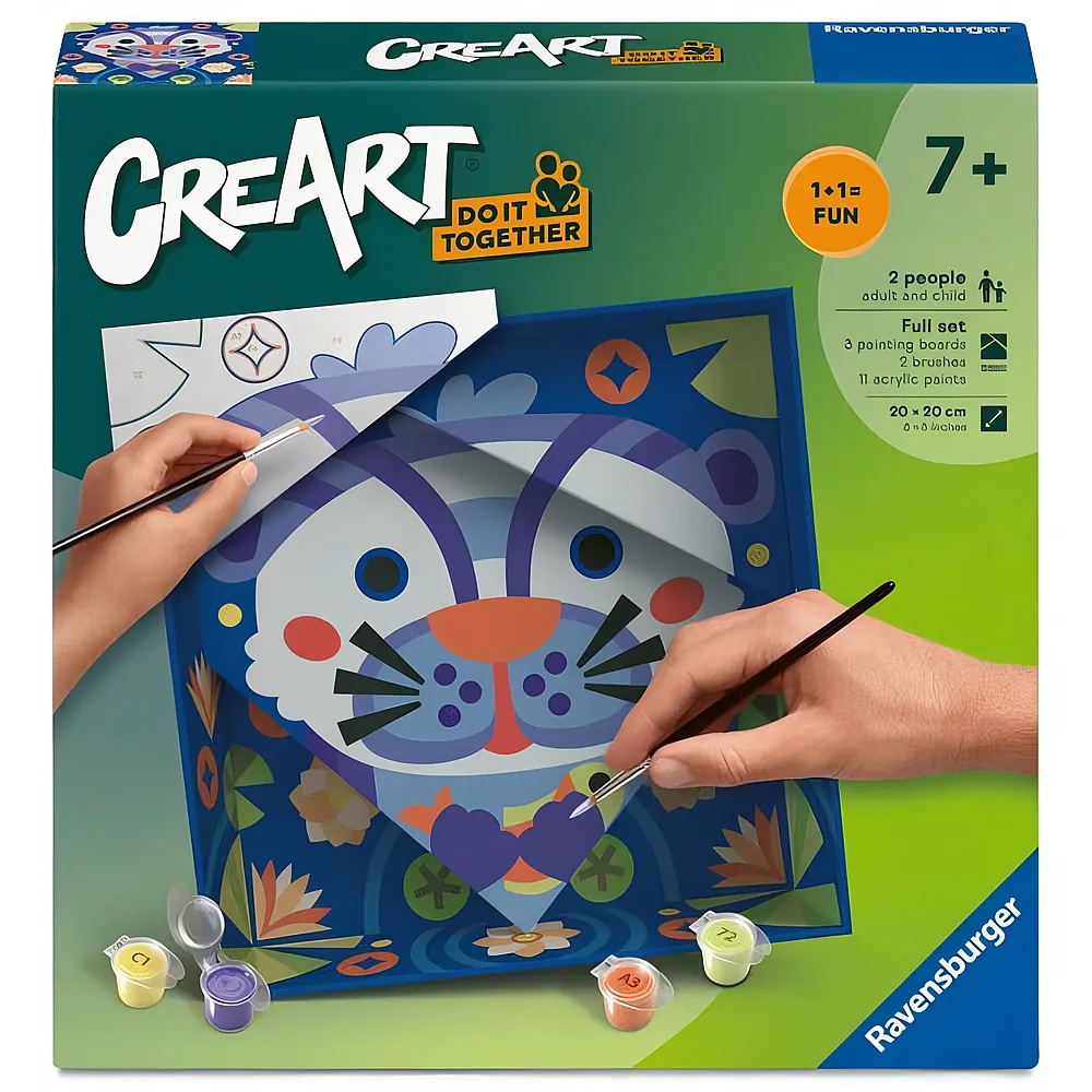 Ravensburger CreArt Do it together - Malen nach Zahlen - Otter