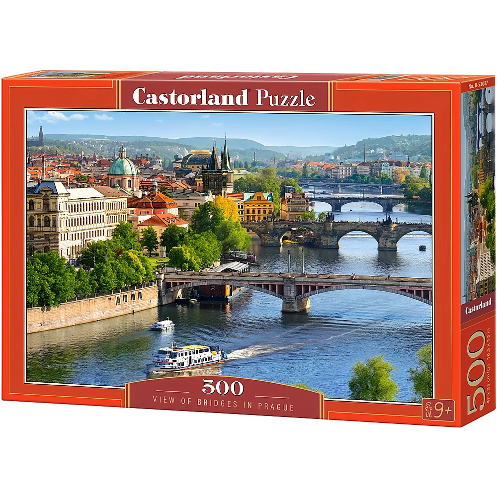 Castorland Puzzle View of Bridges in Prague 500Teile