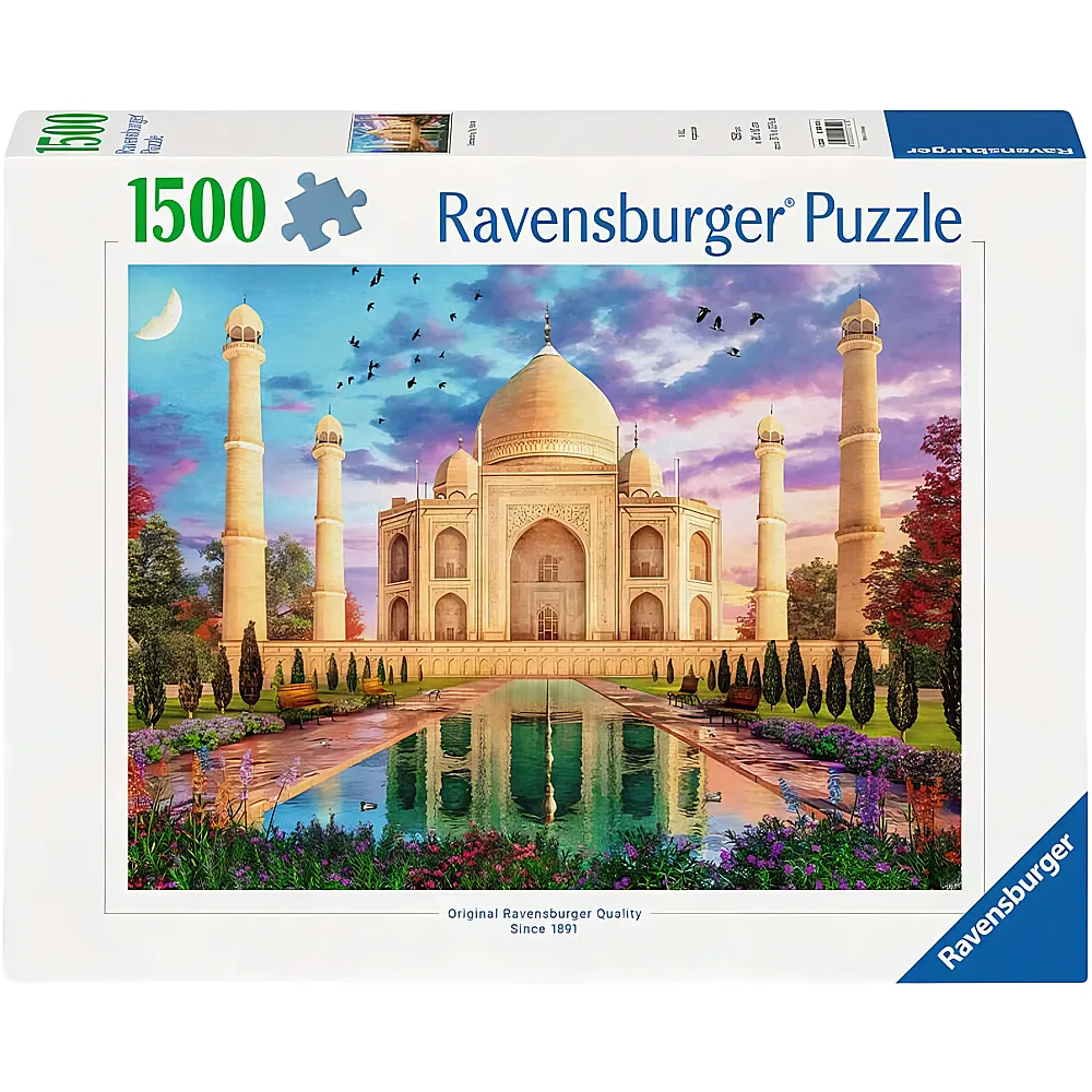 Ravensburger Puzzle Bezauberndes Taj Mahal 1500Teile