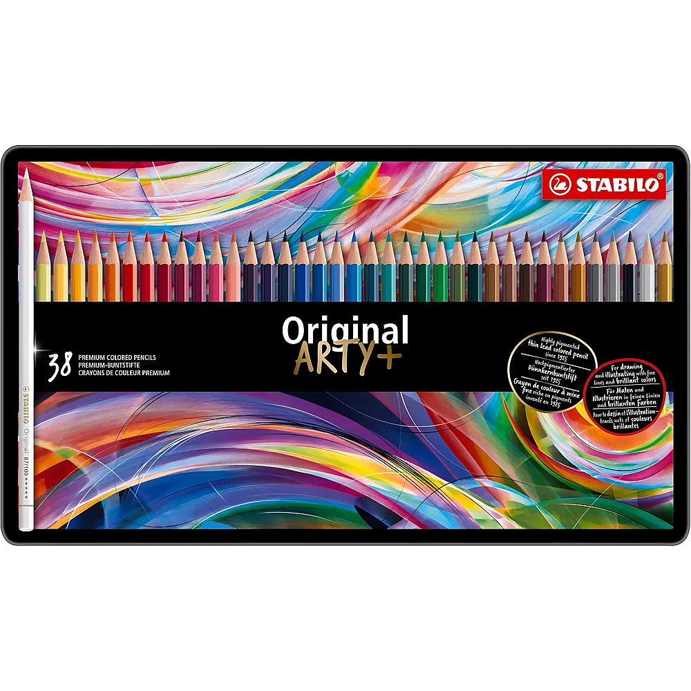 Stabilo Arty Premium-Buntstift Original - 38 Teile