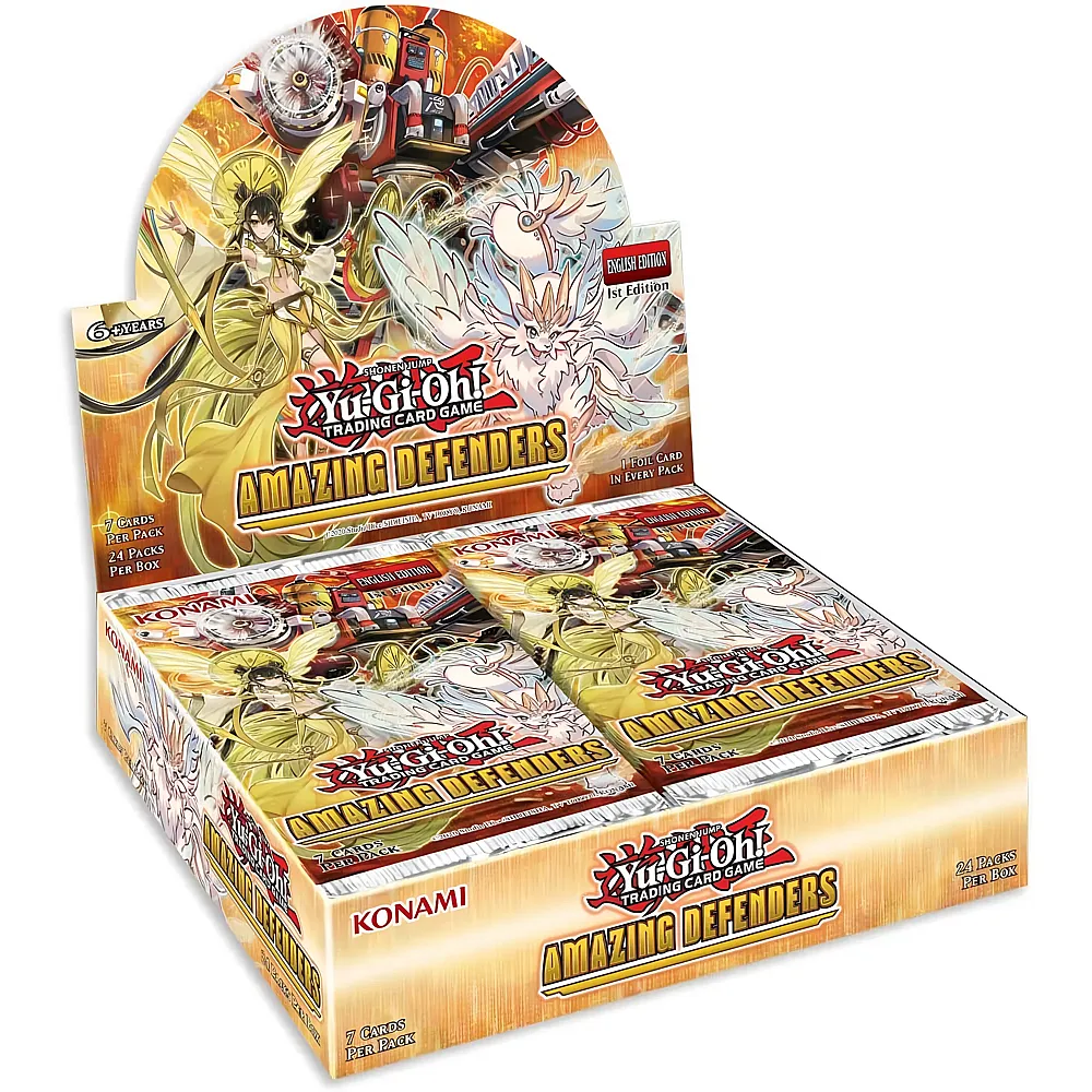 Konami Yu-Gi-Oh Amazing Defenders  Booster Display EN