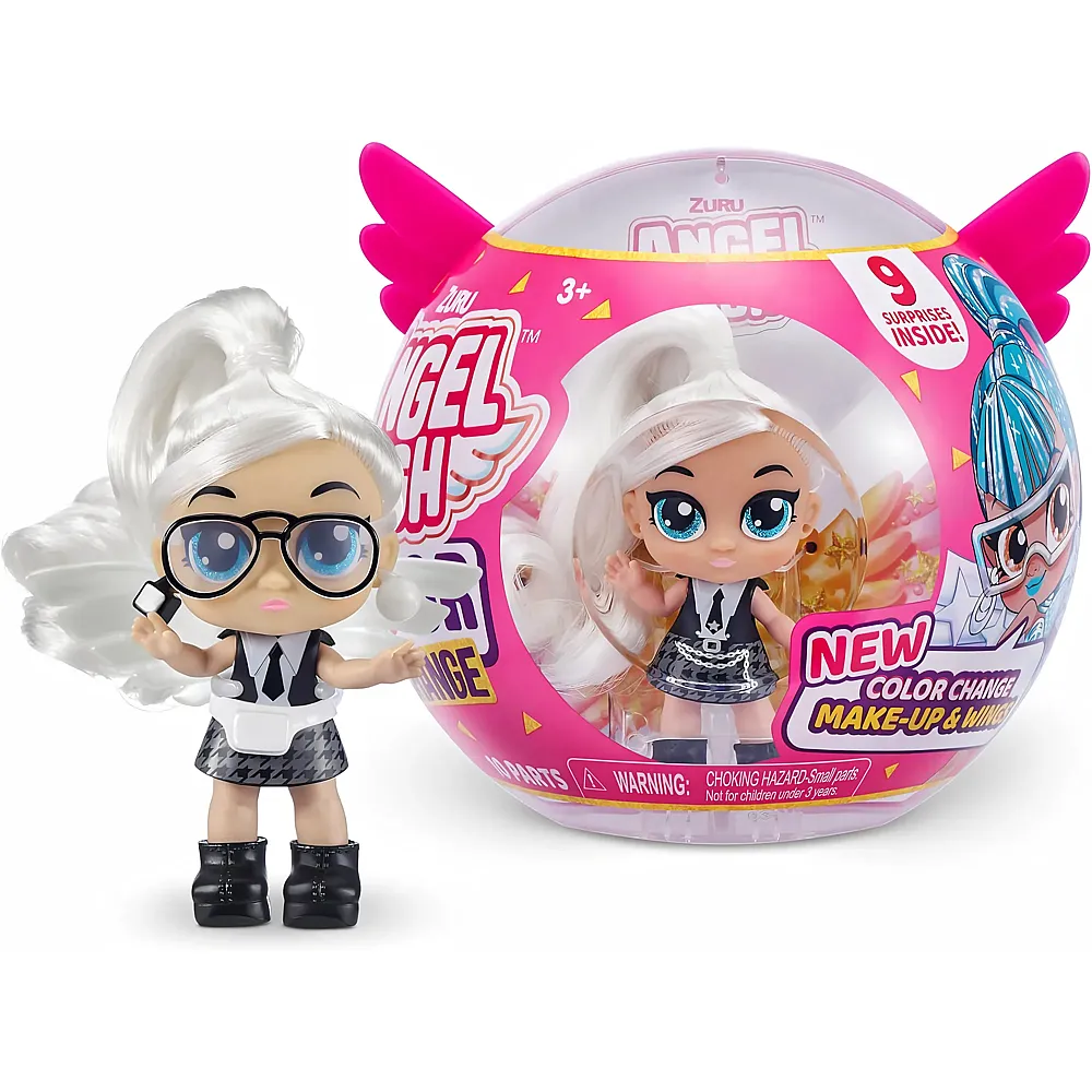 ITTY BITTY PRETTYS ZURU Angel High Glow Goals Serie 2 Kapselpuppe mit 10 �berraschungszubeh�r, Rio