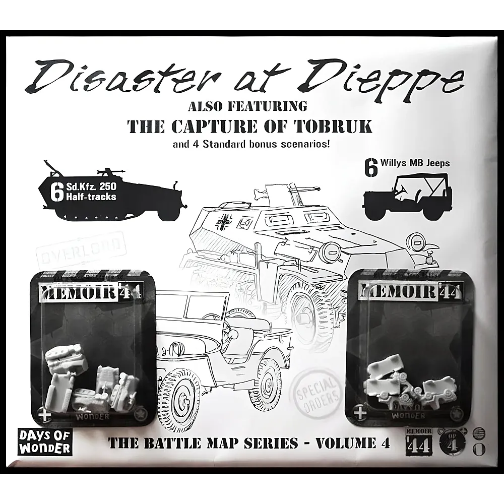 Days of Wonder Memoire 44 Battle Map 4 LE Desastre DE Dieppe FR