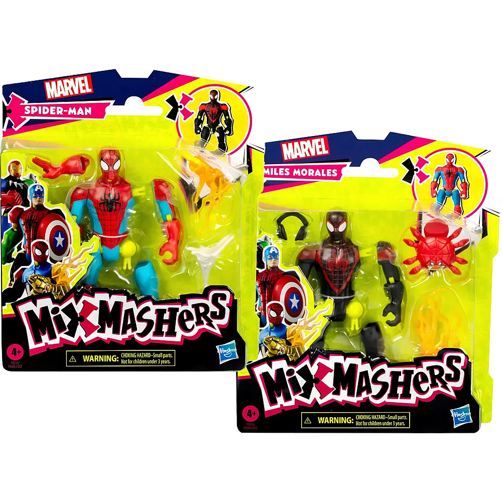Hasbro MixMashers Spiderman Basic Sortiment - 13 cm