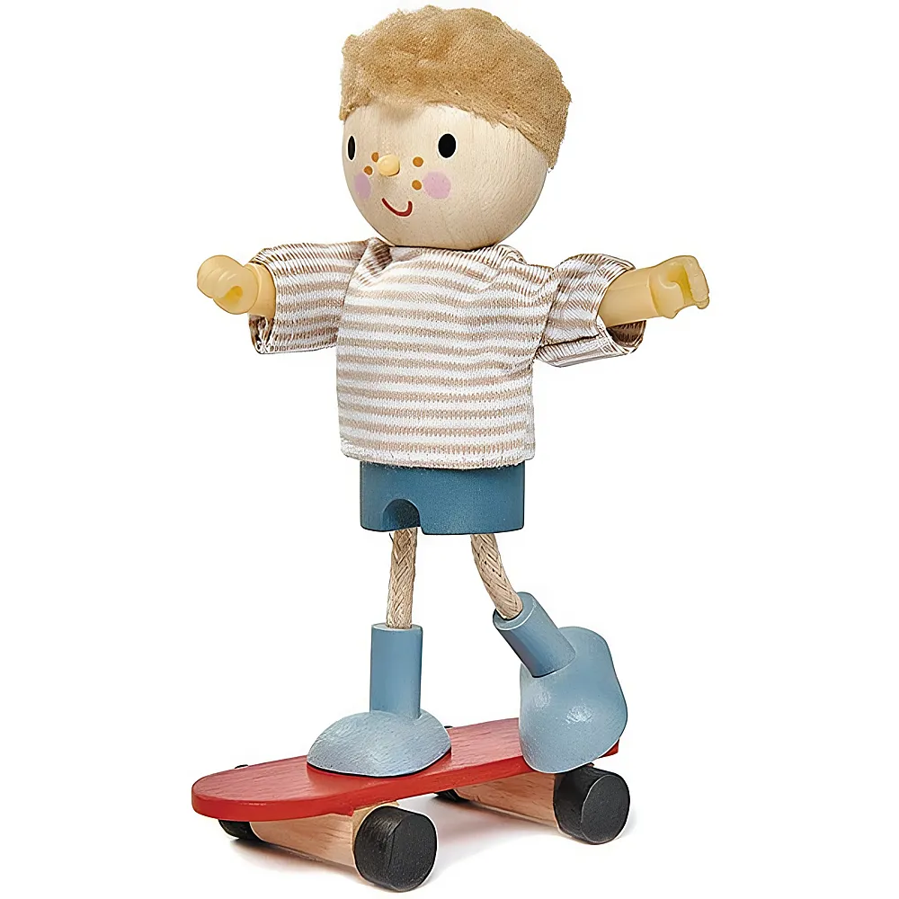 Tender Leaf Toys Puppenhaus Edward & Skateboard