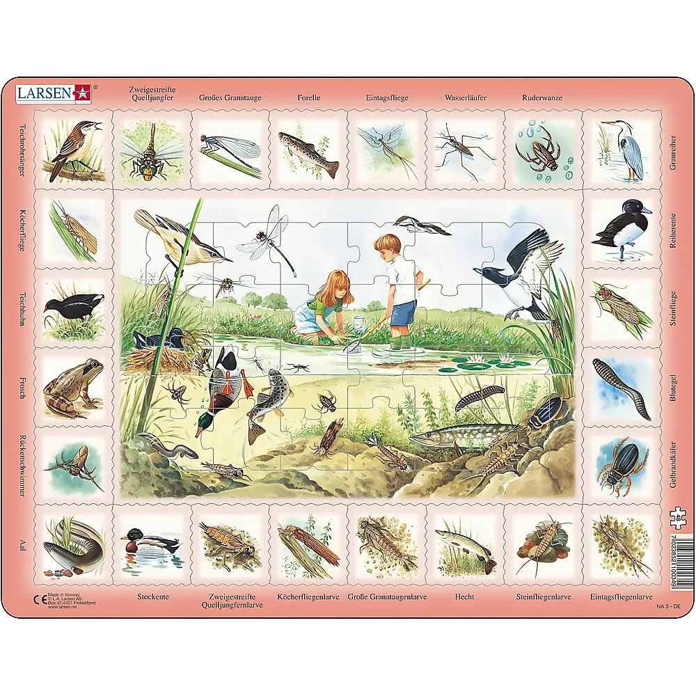Larsen Puzzle Der Teich - 48 Teile