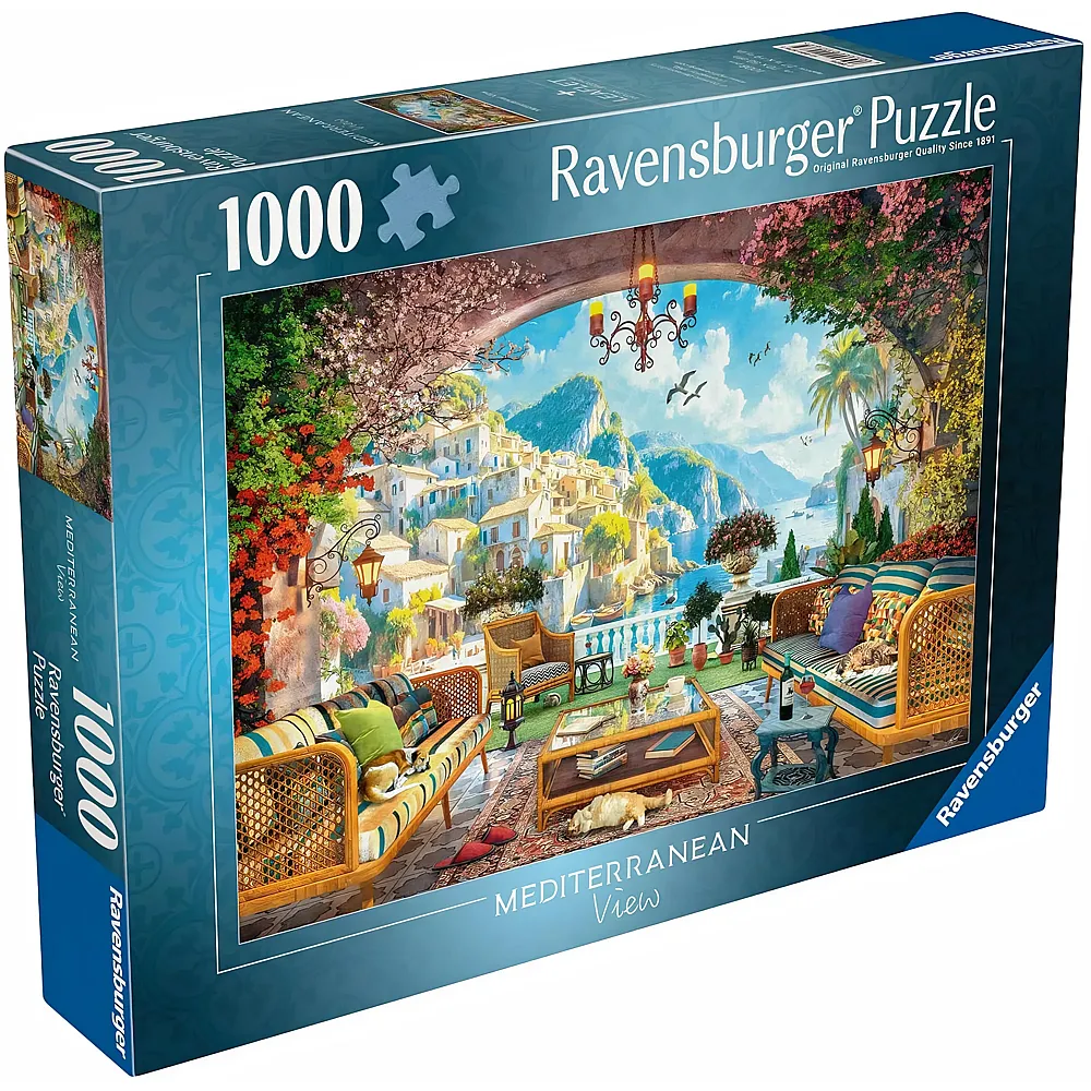 Ravensburger Puzzle Mediterranena View 1000Teile