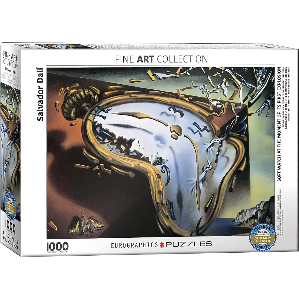meinspielzeug - Eurographics Puzzle Salvador Dali - Melting Clocks 1000Teile | Puzzle 1000 Teile