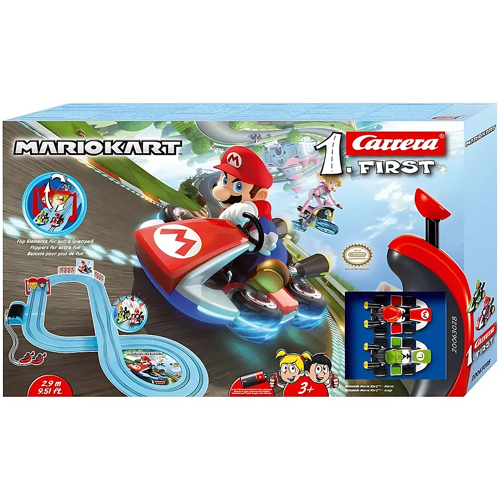 Carrera First Mario Kart - Mario vs. Luigi 2,9m