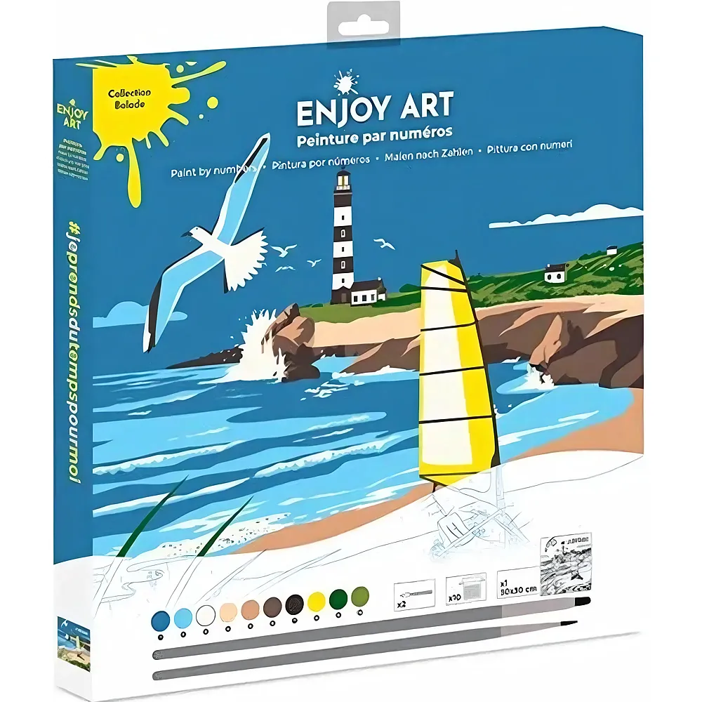 OZ International Enjoy Art Peinture N� - Balade Bretagne