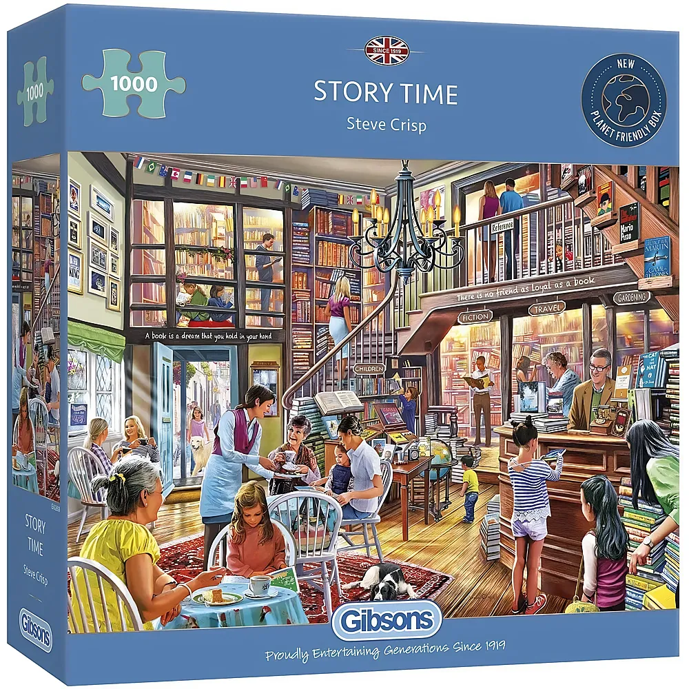 Gibsons Puzzle Steve Crisp Story Time - 1000 Teile