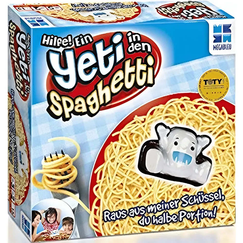 Megableu Yeti in den Spaghetti
