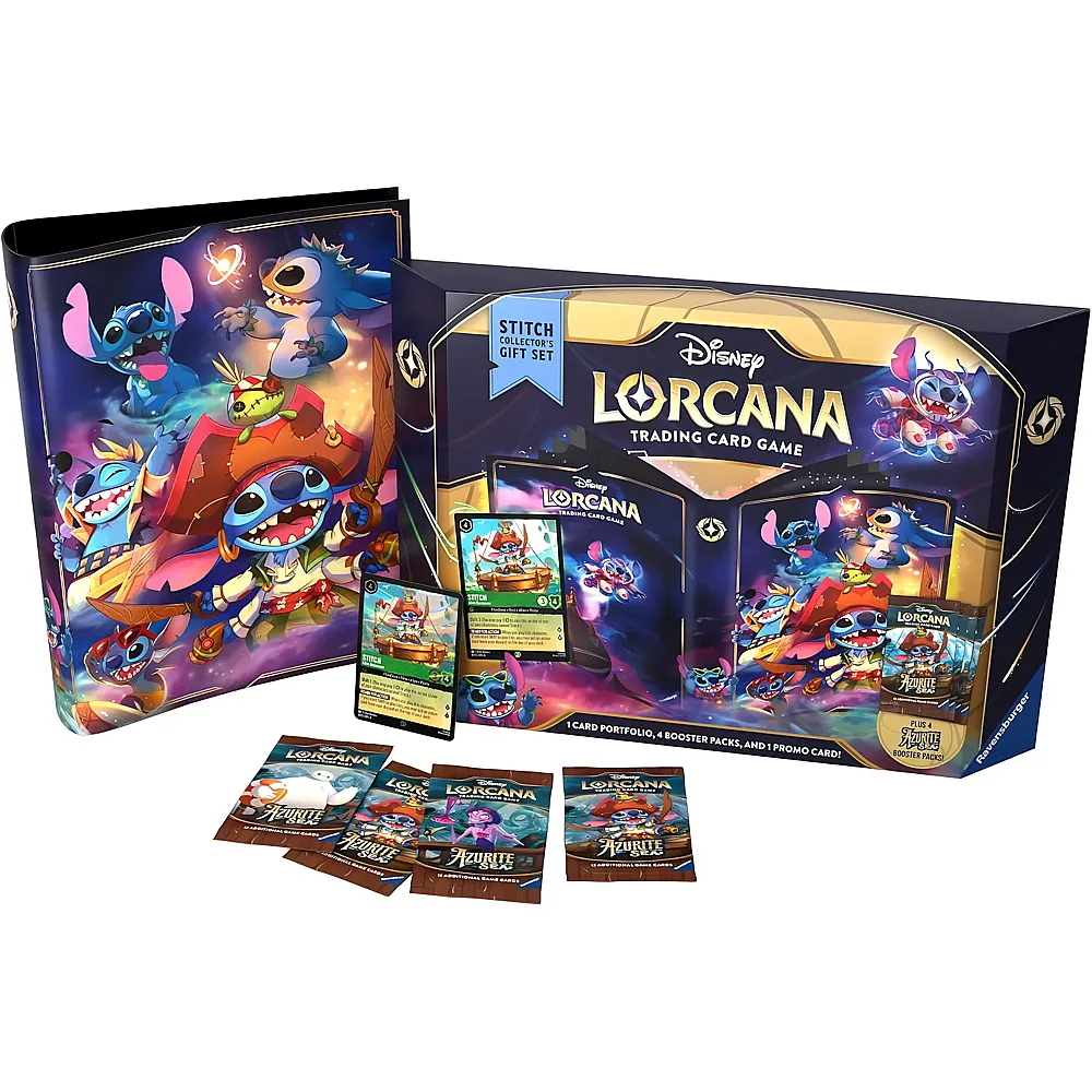 Ravensburger Disney Lorcana Azurite Sea - Stitch Collector's Gift Set EN